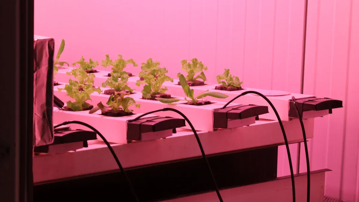 Kan vertikale vekstlys virkelig hjelpe plantene dine til å vokse bedre